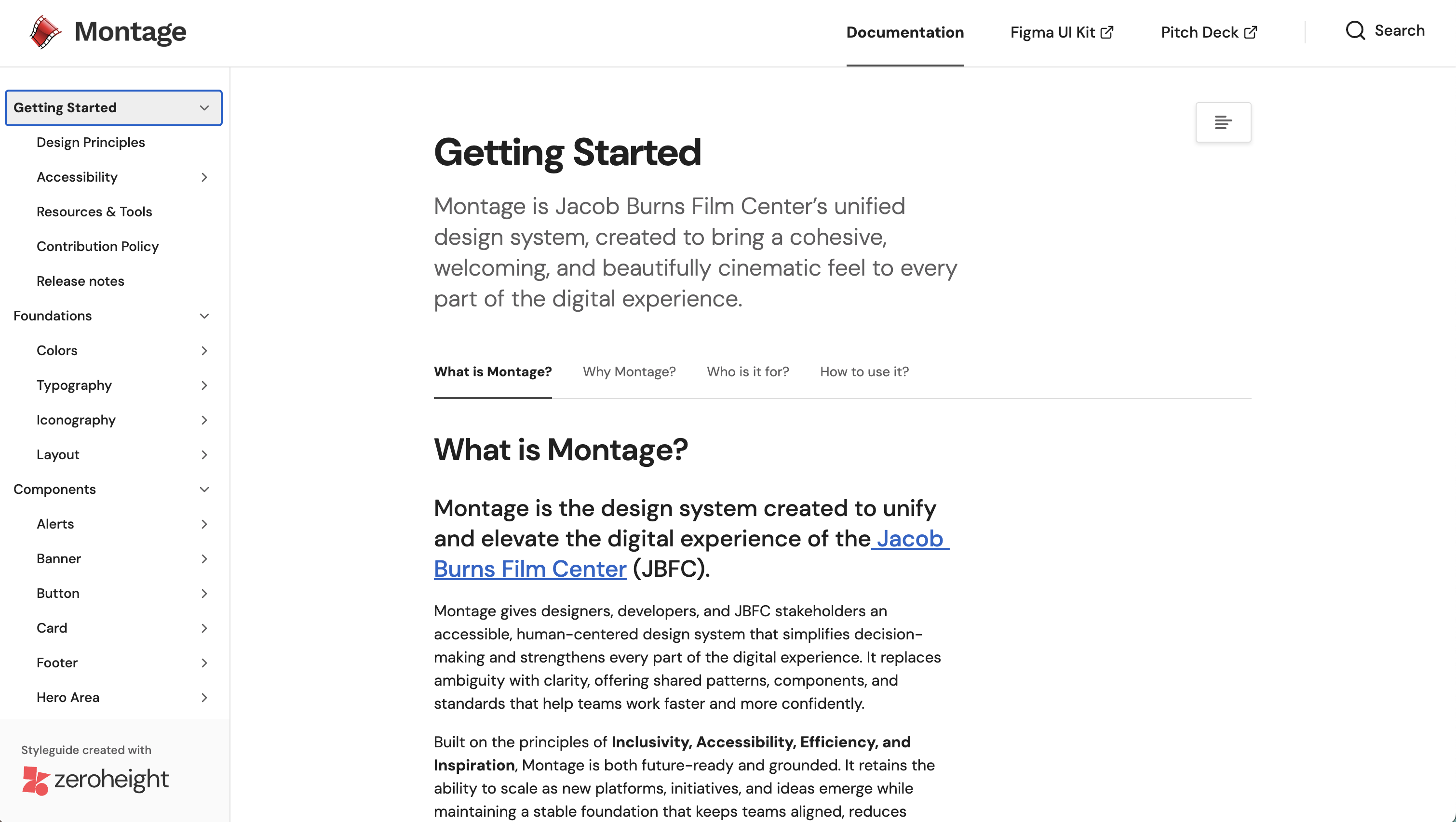 Montage Documentation Home