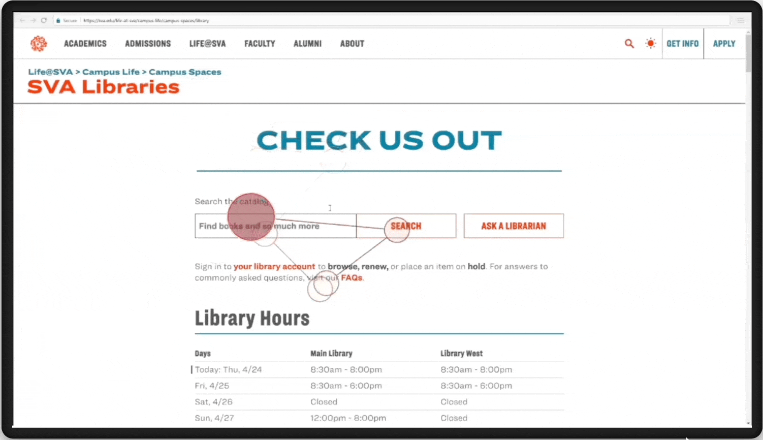 SVA project eye tracking snippet