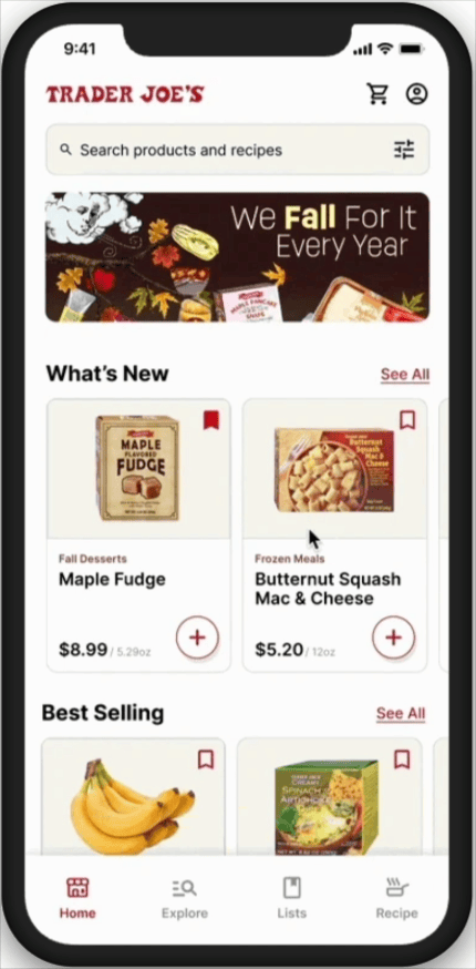 Collaborative shopping lists